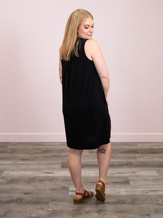 *NEW* Raquel Sleeveless Dress | Black