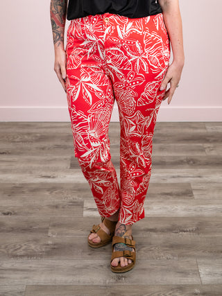 *NEW* Luana Relaxed Pants | Red