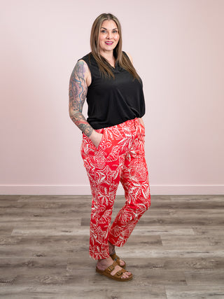 *NEW* Luana Relaxed Pants | Red