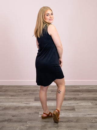 *NEW* Fairway Flirt Dress | Jet Black