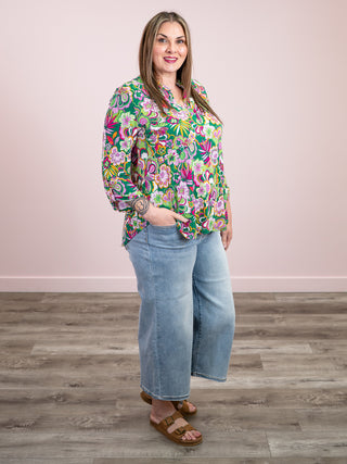 *NEW* Kait Long Sleeve Top | Kelly Green