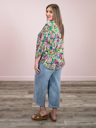 *NEW* Kait Long Sleeve Top | Kelly Green