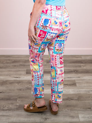 *NEW* Luana Relaxed Pants | Pink Multi