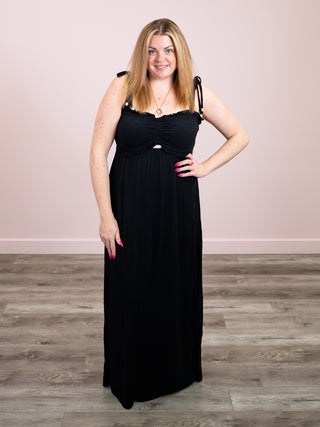 *NEW* Soft Eclipse Maxi Dress | Black