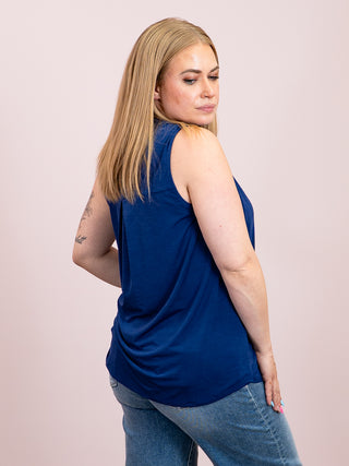 *NEW* The Selena Tank | Navy