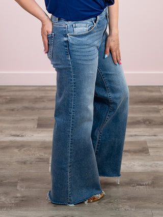 *NEW* Howard Wide Leg Jeans | Medium Wash