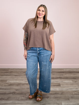 *NEW* Lumi Oversized Tee | Mocha