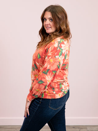 Bittersweet Floral Long Sleeve | Red