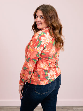 Bittersweet Floral Long Sleeve | Red