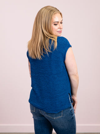 *NEW* Amber-Lynn Sweater Vest | Classic Blue