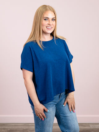 *NEW* Lumi Oversized Tee | Light Navy