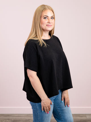 *NEW* Lumi Oversize Tee | Black