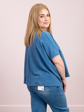 *NEW* Lumi Oversized Tee | Dusty Blue