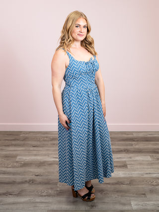 *NEW* Bluebelle Floral Midi Dress | Denim