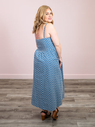 *NEW* Bluebelle Floral Midi Dress | Denim