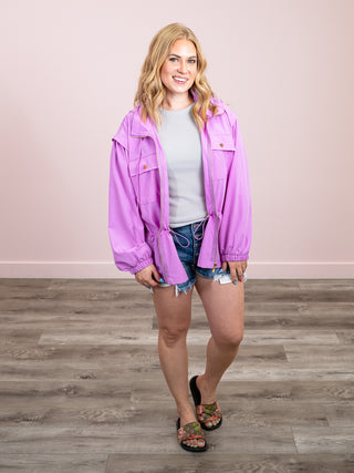 *NEW* Tessy Zip Jacket | Orchid