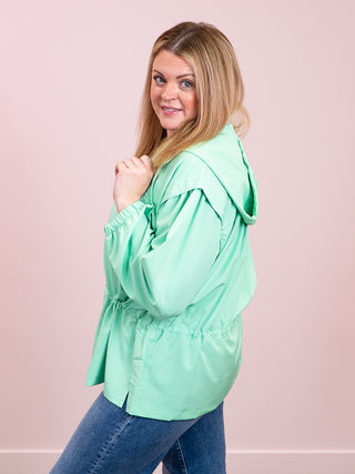 *NEW* Tessy Zip Jacket | Seafoam