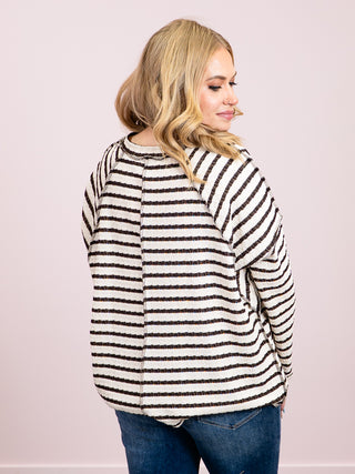 *NEW* Clarice Long Sleeve Top | Brown