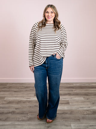 *NEW* Clarice Long Sleeve Top | Brown
