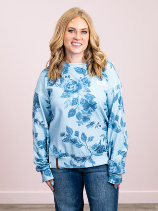 *NEW* Ampersand | University Side Slit Pullover | Poolside