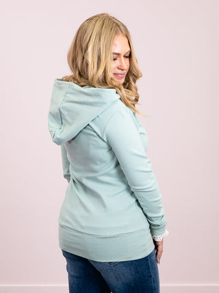 *NEW* Ampersand | Henley Hoodie | Sea Breeze Lace