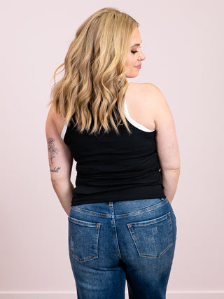 *NEW* Ampersand | Ribbed Tank | After Dark