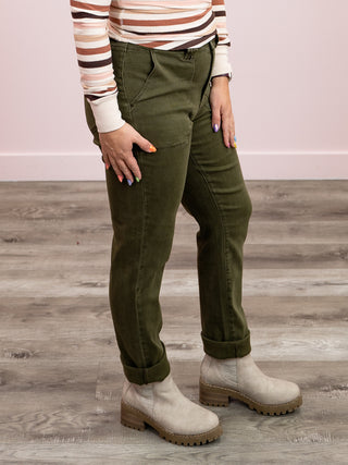 Judy Blue | High Rise | Dark Forest Cuffed Jean | Darius