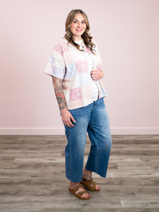 *NEW* Honeyfield Button Up | Oatmeal & Lavender
