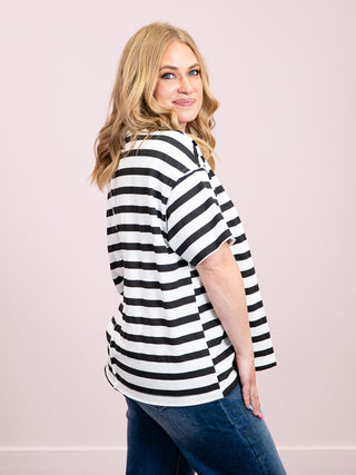 *NEW* Ampersand | Boyfriend Tee | Seeing Stripes