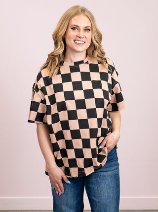 *NEW* Ampersand | Boyfriend Tee | Checkmate