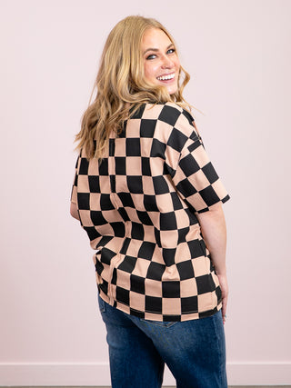 *NEW* Ampersand | Boyfriend Tee | Checkmate