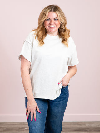 *NEW* Ampersand | Boyfriend Tee | Oatmeal
