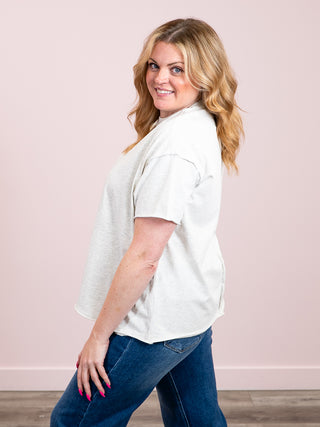 *NEW* Ampersand | Boyfriend Tee | Oatmeal