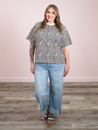 *NEW* Ampersand | Boyfriend Tee | Layover Leopard