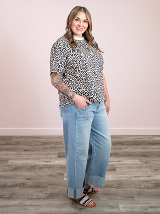 *NEW* Ampersand | Boyfriend Tee | Layover Leopard