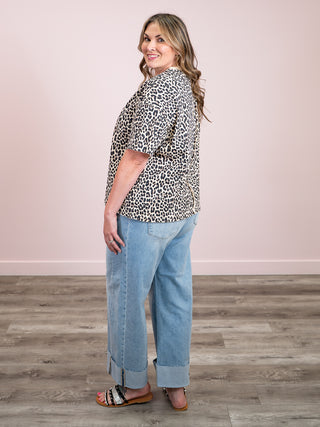 *NEW* Ampersand | Boyfriend Tee | Layover Leopard