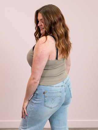 DEX | Tatiana Seamless Bra Top | Taupe