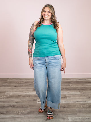 *NEW* Ampersand | Ribbed Tank | Summer Crush