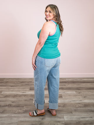 *NEW* Ampersand | Ribbed Tank | Summer Crush