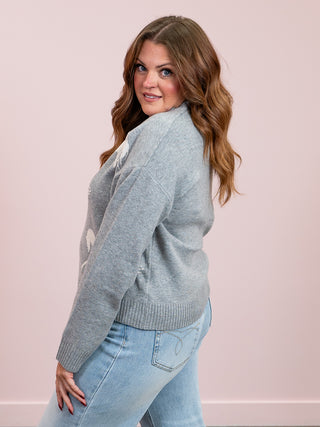 Pink Martini | Meadow Sweater | Grey