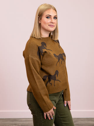 Pink Martini | Meadow Sweater | Brown