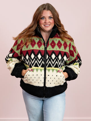 RD Style | Whistler Sherpa Jacket | Multi Geo