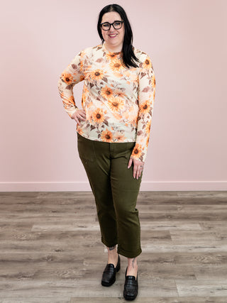 Shirley Maggie Mesh Top | Sunflower