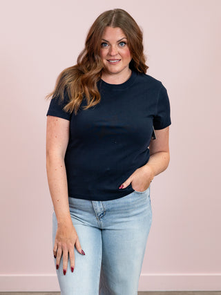 Brunette The Label | The Paris Tee | Navy