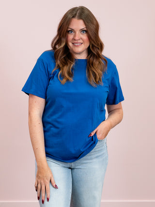 *WAREHOUSE FIND* Next Level Boyfriend Tee | Light Navy