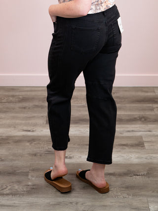 *NEW* Denver Barrel Denim Pants | Black