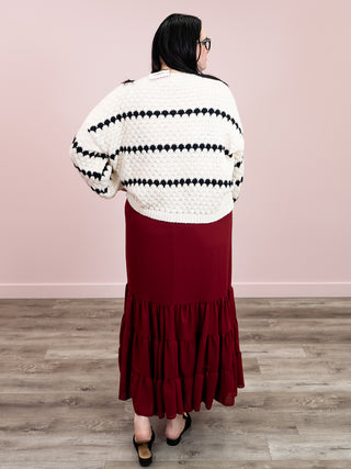 Finley Maxi Skirt | Wine