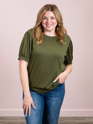 *NEW* Katie Cozy Top | Olive
