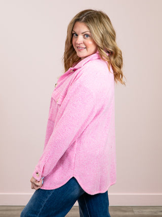 *NEW* Small World Shacket | Pink