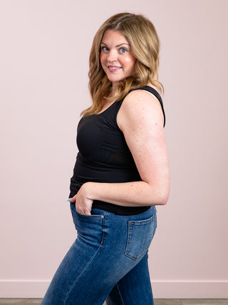 *NEW* Second Skin | Tanith Tank Top | Black